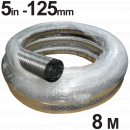 9305008 125mm Multi-Fuel (316) Flexi Liner, 8m Pack <!DOCTYPE html>
<html lang=\"en\">
<head>
<meta charset=\"UTF-8\">
<meta http-equiv=\"X-UA-Compatible\" content=\"IE=edge\">
<meta name=\"viewport\" content=\"width=device-width, initial-scale=1.0\">
<title>125mm Multi-Fuel Flexi Liner</title>
</head>
<body>
<div>
<h1>125mm Multi-Fuel (316) Flexi Liner, 8m Pack</h1>
<ul>
<li><strong>Diameter:</strong> 125mm, suitable for small to medium-sized flues</li>
<li><strong>Material:</strong> High-grade 316 stainless steel, offering excellent corrosion resistance</li>
<li><strong>Length:</strong> 8 meters, ideal for most residential installations</li>
<li><strong>Compatibility:</strong> Designed for multi-fuel applications including wood, coal, oil, and gas</li>
<li><strong>Temperature Resistance:</strong> Capable of withstanding high temperatures from various heat sources</li>
<li><strong>Flexibility:</strong> Highly flexible to accommodate bends and offsets in chimney flues</li>
<li><strong>Durability:</strong> Constructed to provide long-lasting performance and durability</li>
<li><strong>Installation:</strong> Easy to install with minimal tools required</li>
<li><strong>Certification:</strong> Tested and certified to meet relevant industry standards for safety and efficiency</li>
<li><strong>Maintenance:</strong> Low maintenance requirements, with easy access for cleaning and inspections</li>
</ul>
</div>
</body>
</html> 125mm Multi-Fuel Liner, 316 Grade Flexible Flue, 8 Meter Flexi Liner Pack, Chimney Flexi Pipe 125mm, 316 Stainless Steel Liner Kit