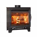 SAA1290 Arada M Series 5 Widescreen Woodburning Stove, Cast Door <!DOCTYPE html>
<html lang=\"en\">
<head>
<meta charset=\"UTF-8\">
<meta name=\"viewport\" content=\"width=device-width, initial-scale=1.0\">
<title>Arada M Series 5 Widescreen Woodburning Stove</title>
</head>
<body>
<section id=\"product-description\">
<h1>Arada M Series 5 Widescreen Woodburning Stove, Cast Door</h1>
<ul>
<li>High-grade steel construction for long-lasting durability</li>
<li>Widescreen viewing window for an expansive view of the flames</li>
<li>Cast iron door with a secure, air-tight fit</li>
<li>Efficient woodburning technology for a cleaner burn</li>
<li>Large firebox capacity to accommodate logs up to 12 inches in length</li>
<li>Pre-heated airwash system to keep the glass clean</li>
<li>Easy-to-use air controls for precise flame and heat management</li>
<li>Defra approved for use in smoke controlled areas</li>
<li>Energy efficiency rating: A</li>
<li>Heat output: 5kW, ideal for medium-sized rooms</li>
<li>Contemporary design to fit modern interior aesthetics</li>
<li>10-year warranty for customer peace of mind</li>
</ul>
</section>
</body>
</html> Arada M Series 5, widescreen woodburning stove, cast door, multi-fuel burner, energy efficient heating