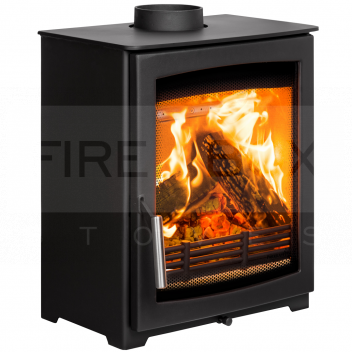 SPR1434 Parkray Aspect 5 Compact Eco Wood Stove, S/Steel Handle Standard Glass <!DOCTYPE html>
<html>
<head>
<title>Parkray Aspect 5 Compact Eco Wood Stove</title>
</head>
<body>
<div id=\"product-description\">
<h1>Parkray Aspect 5 Compact Eco Wood Stove</h1>
<p>The Parkray Aspect 5 Compact Eco Wood Stove combines stylish aesthetics with effective heating technology to provide a cozy and inviting atmosphere in any modern or traditional home. Its compact design is ideal for smaller spaces, ensuring that you don\'t have to compromise on warmth for a lack of room.</p>

<!-- Product Features -->
<ul>
<li>DEFRA approved for use in smoke-controlled areas</li>
<li>EcoDesign Ready, adhering to the latest standards for efficiency and emissions</li>
<li>High-quality steel construction with a sleek stainless steel handle for durability and style</li>
<li>Tripleburn technology maximizes combustion and reduces waste</li>
<li>Hot airwash system keeps the standard glass door clear for an uninterrupted view of the flames</li>
<li>Compact design suitable for smaller living spaces</li>
<li>Output: 5kW, ideal for medium-sized rooms</li>
<li>Efficiency: Up to 82.6%, ensuring more heat from less fuel</li>
<li>Compatible with a range of flue options for flexible installation</li>
<li>Large viewing window for an expansive view of the fire</li>
<li>Simple and precise air control for ease of operation</li>
<li>Low CO emissions – environmentally friendly heating solution</li>
</ul>
</div>
</body>
</html> Parkray Aspect 5, Compact Eco Wood Stove, S/Steel Handle, Standard Glass, Aspect 5 Stove