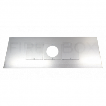 9300100 Register Plate, 1066 x 380mm, for 5/6in Pipe, 2 Access Door <!DOCTYPE html>
<html lang=\"en\">
<head>
<meta charset=\"UTF-8\">
<meta name=\"viewport\" content=\"width=device-width, initial-scale=1.0\">
<title>Register Plate Product Description</title>
</head>
<body>
<h1>Register Plate - 1066 x 380mm for 5/6in Pipe with 2 Access Doors</h1>
<ul>
<li>Dimensions: 1066mm x 380mm - Designed to fit a range of fireplace openings</li>
<li>Pipe Compatibility: Suitable for 5-inch or 6-inch flue pipes - Versatile fit for most standard pipe diameters</li>
<li>Access Doors: Features 2 conveniently positioned access doors for easy inspection and maintenance of the flue</li>
<li>Material: Constructed from high-quality materials for durability and long-lasting use</li>
<li>Installation: Easy to install with straightforward fitting instructions</li>
<li>Safety: Enhances safety by sealing the chimney and preventing debris from entering the fireplace</li>
<li>Efficiency: Helps improve the efficiency of your stove by blocking off the chimney opening</li>
</ul>
</body>
</html> Register Plate, 1066 x 380mm, 5/6in Pipe, 2 Access Door, Fireplace Closure Plate