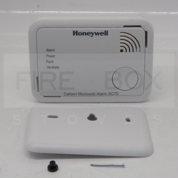 Obsolete Carbon Monoxide Alarm Honeywell Xc70 Battery Operated 7 Firebox Stoves 6648